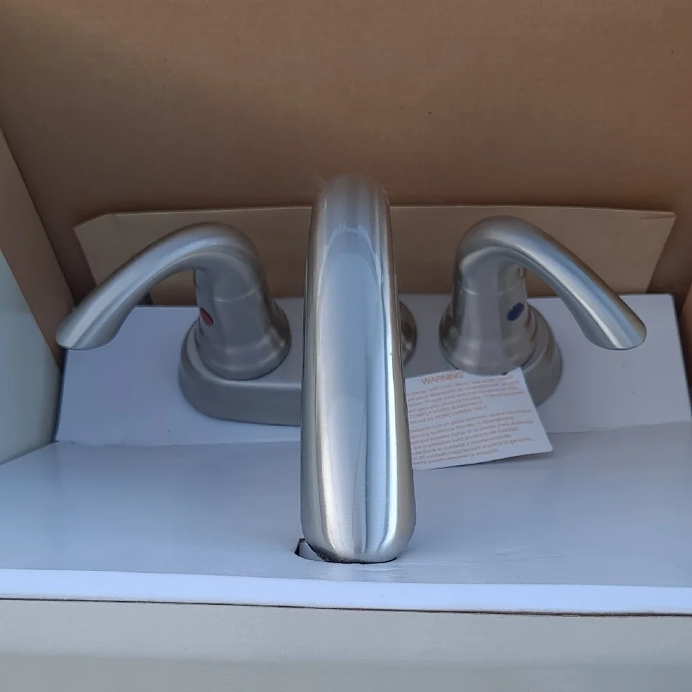 Lucca Series Brushed Nickel Bathroom Faucet